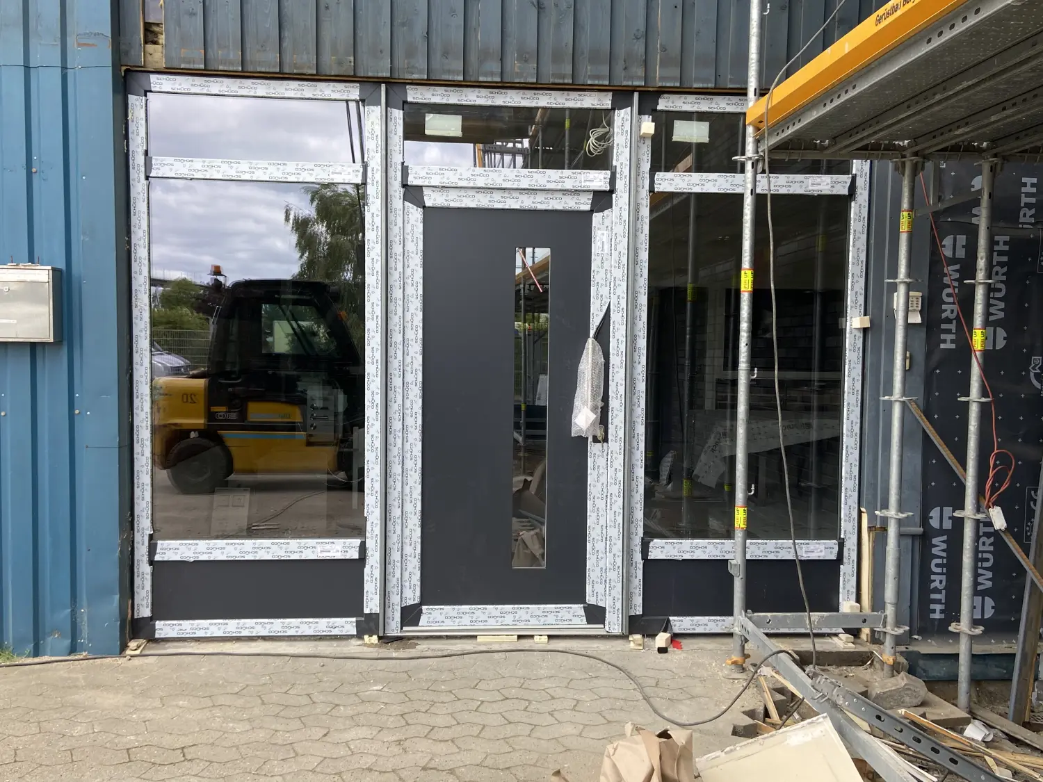 Baustellenprojekt der Montagebau Becker GmbH